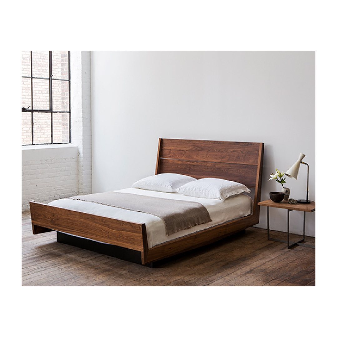 Wooden Floating Bed