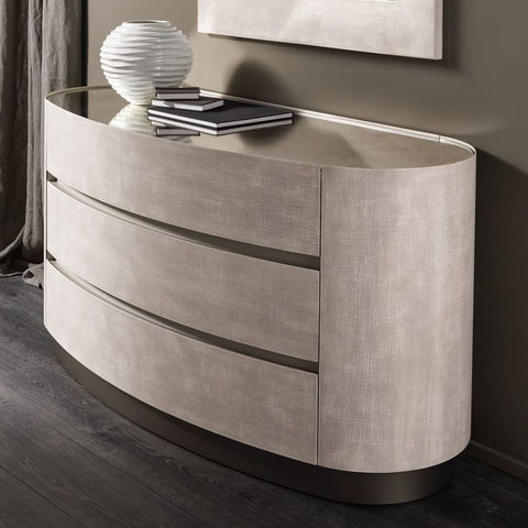 Contemporary Oval Dresser