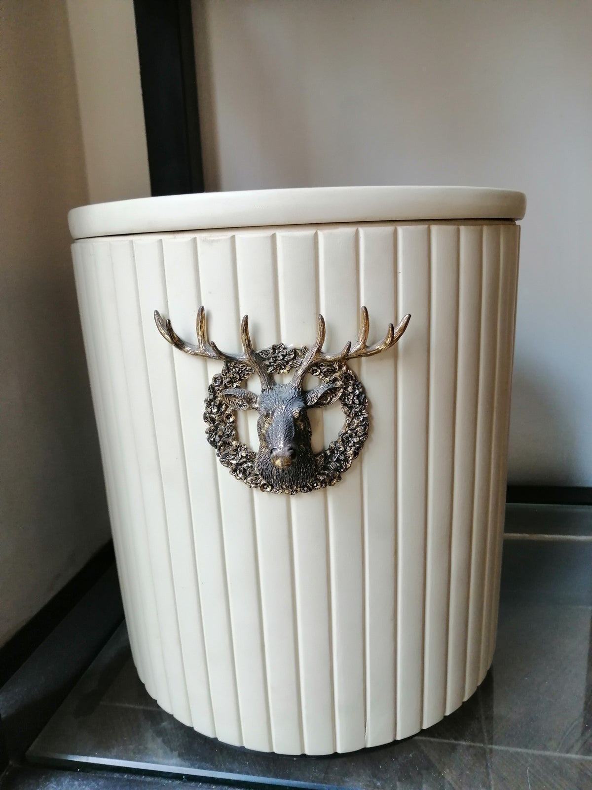 Reindeer Design Fibre Dustbins