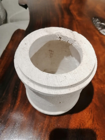 Travertine Round Vase