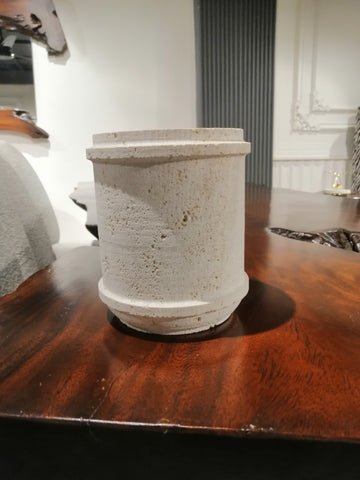 Travertine Round Vase