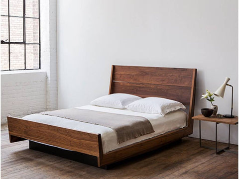 Wooden Floating Bed