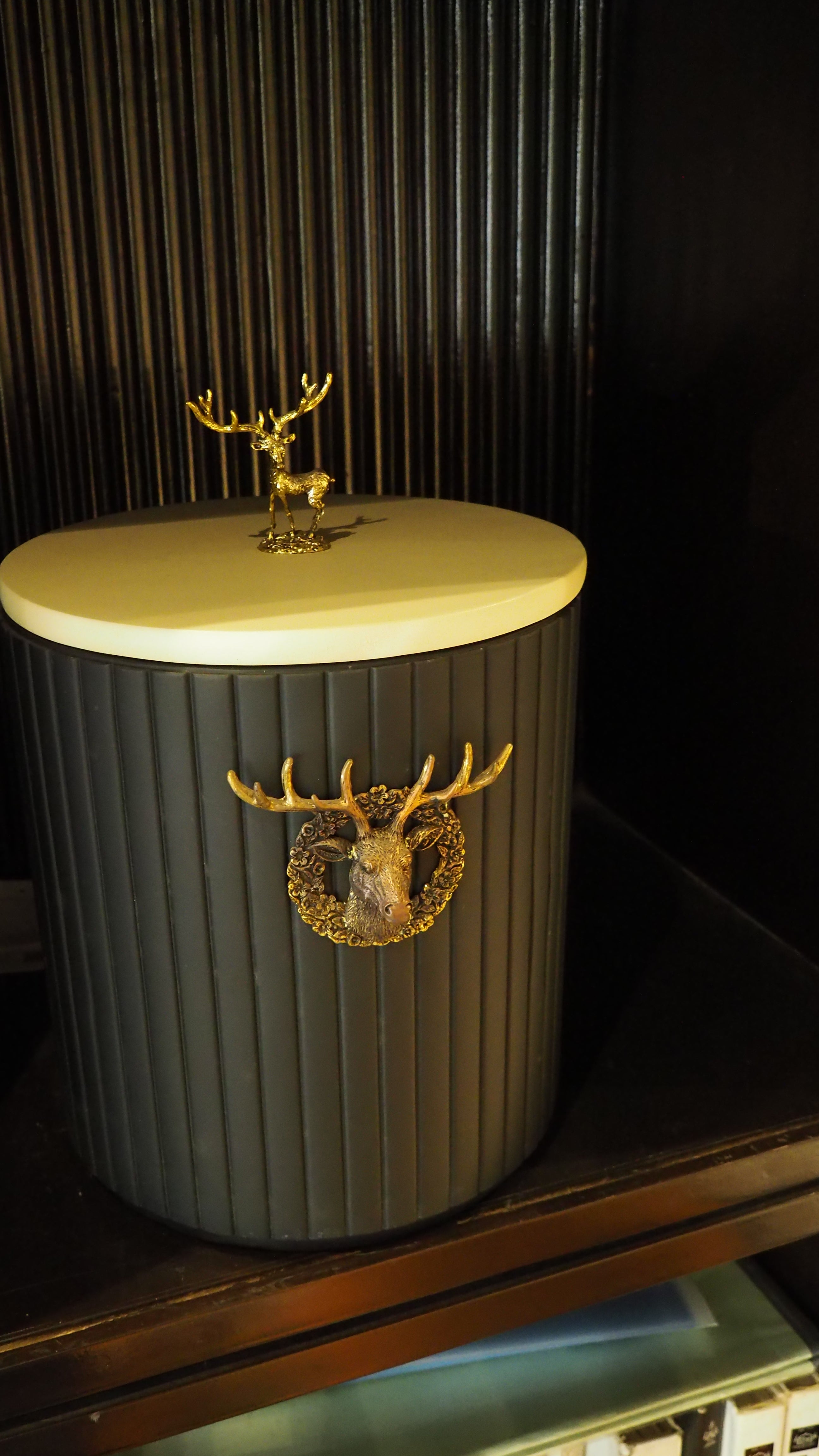 Reindeer Design Fibre Dustbins