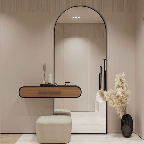 Round mirror Long