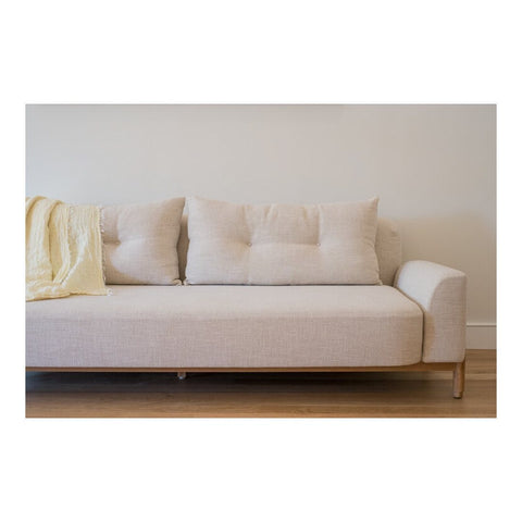 White 3 Seater Sofa